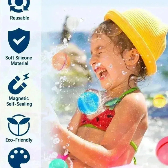 COPY - 12 Pack Reusable Water Balloons with Mesh Bag - Picture 5 of 5